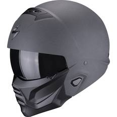 Scorpion Exo-combat Ii Graphite Convertible Helmet Grey