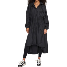 Trenchcoats - Women Nike Women's Sportswear Essential Trench Coat - Black/White