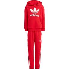 Fille Sweats à capuche Adidas Ensemble Sweat-Shirt à capuche - Better Scarlet