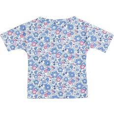 Petit Crabe Børnetøj Petit Crabe Betsy Luna Boatneck Badebluse Liberty© fabric 9-10 år