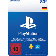 PlayStation 4 - Unterhaltung Geschenkkarten Sony PlayStation Store Guthaben 80 EUR