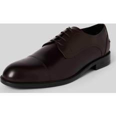 Derby BOSS Men's Tayil_Derb_ltadtc Derby, Dark Brown