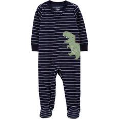 Babies Nightwear Carter's Toddler Boys 1-Piece Dinosaur Fleece Footie Pajamas 5T Navy