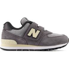 New Balance 574 Hook And Loop Sneakers, Magnet/Sandstone