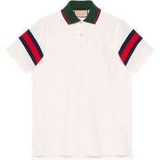 Gucci Jersey Polo With Wed - White