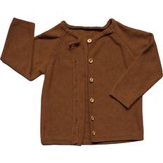 Organic/Recycled Materials Cardigans The Simple Folk Unisex Daily Cardigan Big Kid Rust