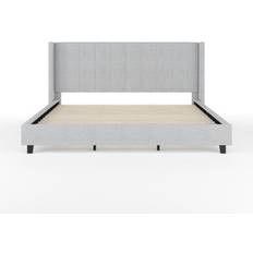 Martha Stewart Kay Upholstered King Frame Bed