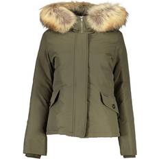 Woolrich Tøj Woolrich Green Cotton Jackets & Coat