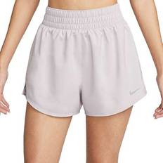 Nike Women's One Dri-FIT High-Waisted 3" 2-in-1 Shorts - Platinum Violet