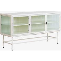 Beige Glass Cabinets Sklum Vertal Beige/Cream Glass Cabinet 120x66cm