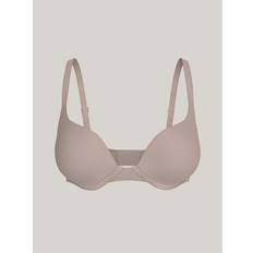 Tommy Hilfiger D Bras Tommy Hilfiger Women's Logo Push-Up Bra Beige Balanced Beige 36B