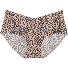 PINK No Show Hiphugger Panty - Praline Leopard Print