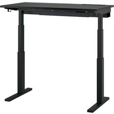 IKEA Mittzon Electric Black Stained Ash Veneer Skrivbord 60x120cm