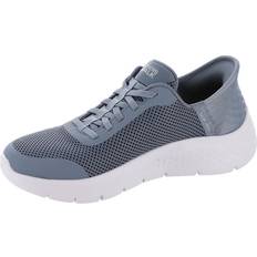 Beige - Dame Spadseresko Skechers Go Walk Flex Dame - Blå
