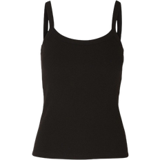 Bomull - M Singleter Selected Femme Celica Anna Strap Tank Top - Black