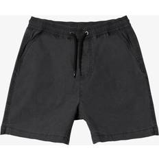 Black Swim Shorts Quiksilver Taxer Boys Elastic Waist Shorts