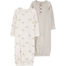 Long Sleeves Nightgowns Children's Clothing Carter's Baby Girls Nightgowns, Newborn Assorted Newborn