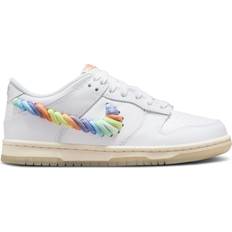 Nike Dunk Low SE GS - White/Terra Blush/Light Silver/Multi-Color