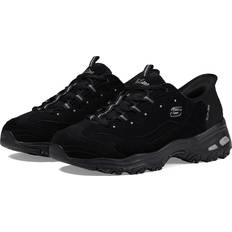 Women Walking Shoes Skechers Hands Free Slip-Ins D'Lites Black Women's Shoes 5.5 Medium