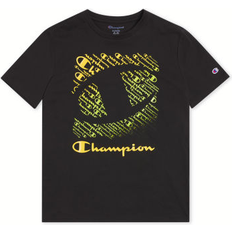 Champion T-shirts Children's Clothing Champion Big Boys Short Sleeves Graphic T-shirt Black