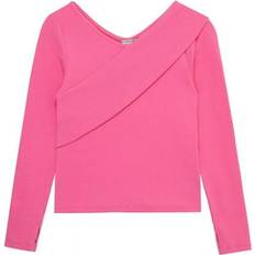 Children's Clothing Habitual Girls 7-16 Asymmetrical Ribbed Top, Pink