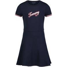 Tommy Hilfiger Dresses Children's Clothing Tommy Hilfiger Girls 7-16 Paneled Jersey Play Dress, Navy Blue Navy Blazer