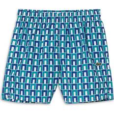 Multicolour Swim Shorts Lacoste Boys' Taffeta Printed Swim Trunks - Little Kid