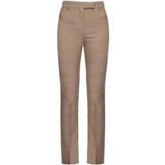 Ferragamo Women Pants & Shorts Ferragamo Straight-leg Cotton Tailored Trousers