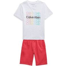 Calvin Klein Little Boy's & Boy's 2-Piece Tee & Shorts Set Assorted