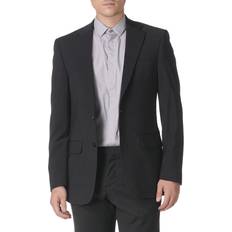 Slim Suits Calvin Klein Men's Slim Fit Suit Separates, Solid Black, Regular