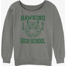 Children's Clothing Hot Topic Stranger Things Hawkins High School 1986 Womens Slouchy Sweatshirt GRAY HTR