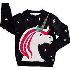 Long Sleeves Christmas Sweaters Children's Clothing Tipsy Elves Boy's Girl's Unicorn Ugly Christmas Sweater