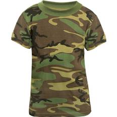 Camouflage T-Shirts - Børn Woodland