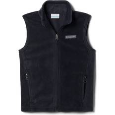 Black - Boys Padded Vests Columbia Toddler Boys Steens Mtn Fleece Vest- Black 2T