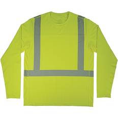 Work Tops Ergodyne Chill-Its 6688 Cooling Hi-Vis Sun T-Shirt with UV Protection, Class 2, XL, Lime