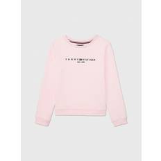 Tommy Hilfiger Girls Sweatshirts Tommy Hilfiger Girls' Kids' Embroidered Logo Sweatshirt Pink Ballerina