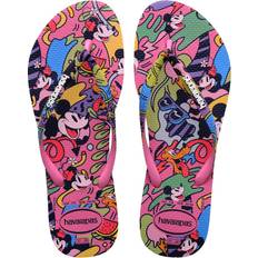 Slippers & Sandals Havaianas Women Slim Disney Stylish Flip Flops Minnie Mouse Fashion Sandals Pink Lemonade, 11/12W 9/10M