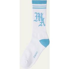 Amiri Underwear Amiri Men's MA Stripe Crew Socks WHITE CERULEAN 45-46