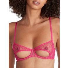 Underwear Coco de Mer Celine Plunge Bra Pink 34DD