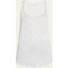 Linen Tank Tops Majestic Filatures Linen Tank Top BLANC