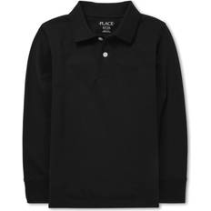 The Children's Place Black Polo Shirts The Children's Place Boys Uniform Pique Polo 100% Cotton