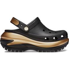 Slip-On - Unisex Shoes Crocs Mega Crush Metallic Clog - Black/Gold