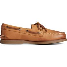 Beige - Men Boat Shoes Sperry Men's Gold A/O 2-Eye Boat Shoe, Beige