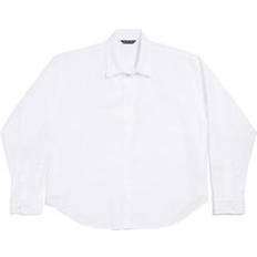 Balenciaga Shirts Balenciaga BB Classic Shirt Regular Fit White Women's Cotton