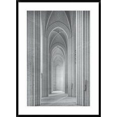 Global Gallery 'Grundtvigs Kirke' Fleckenstein Photographic Framed Art