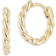 Saks Fifth Avenue Bloomingdale's Fine Collection Twist Hoop Earrings in 14K Yellow Gold