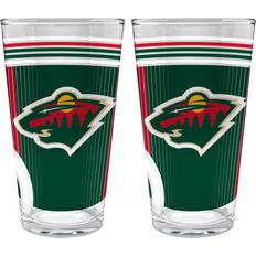 NHL American Minnesota Wild 2pc Beer Glass 16fl oz