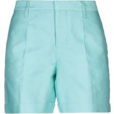 DSquared2 Women Shorts DSquared2 Woman Shorts & Bermuda Shorts Turquoise Cotton, Silk Blue