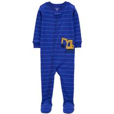 Nightwear Carter's Toddler Boys 1-Piece Construction 100% Snug Fit Cotton Footie Pajamas 2T Blue