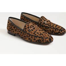 Bronze Low Shoes Sam Edelman Loraine Leopard Print Calf Hair Loafers - Women's